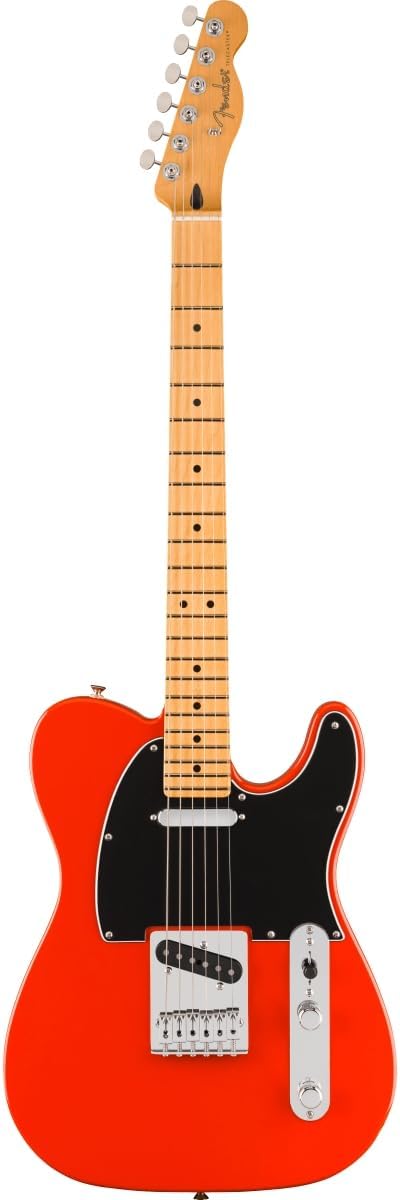 Fender Player II Telecaster Electric Guitar - Coral Red with Maple Fingerboard