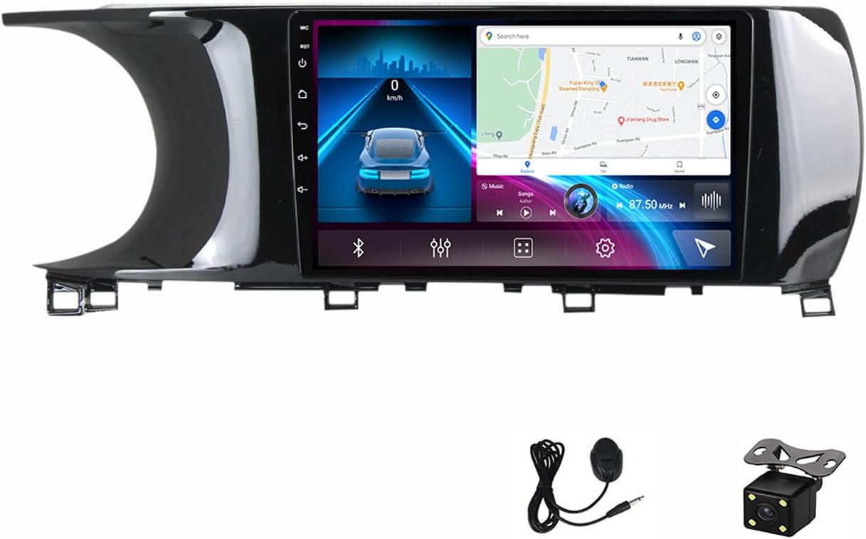 ZimNo Android 12 Car Stereo, Bluetooth Car Radio 9 Inch Touch Screen for KIA K5 3 2020~2021 Car GPS Navigation Multimedia Player Support 4G/WiFi/SWC/FM/RDS/Carplay