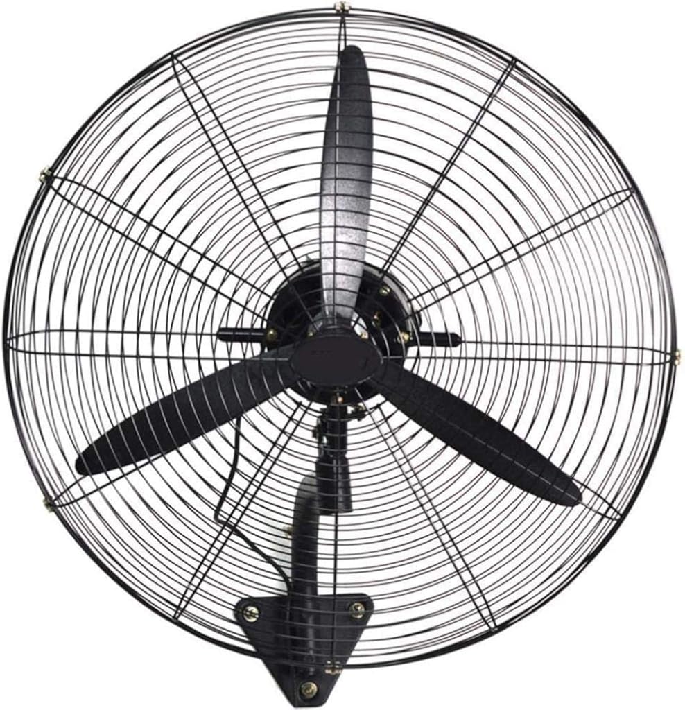 Residential Wall Mount Industrial Wall-Mounted Fan Air Cooling Fan with Remote Control, High-Speed Three-Speed Adjustable, Rotary Oscillation, for Commercial Industry,780mmx750mm ( Size : 780mmx750mm