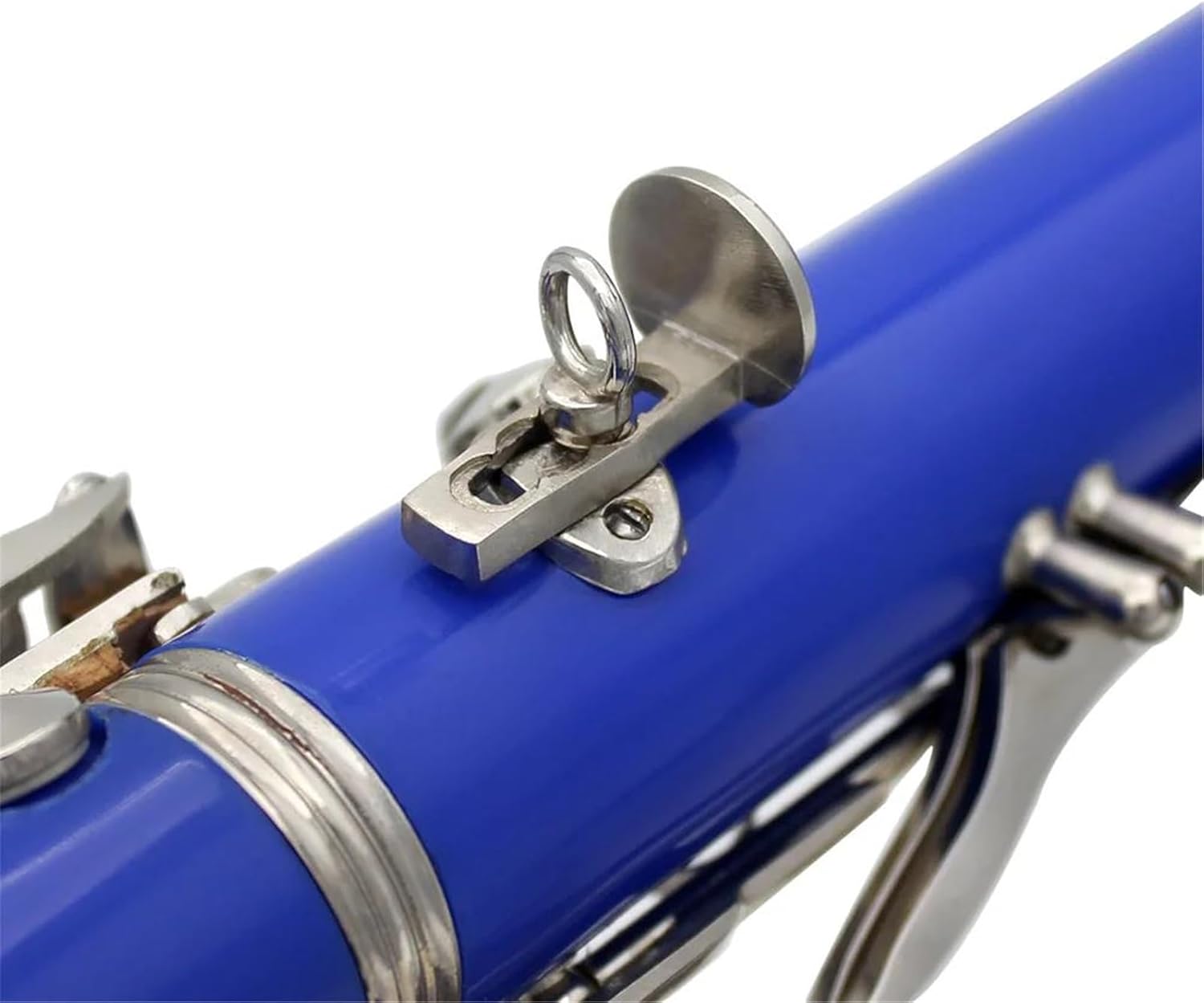 Clarinet Musical Instruments Bb 17 Key 6 Ring Clarinet Portable Black Pipe Bakelite Clarinet Professional Woodwind Instrument(A)