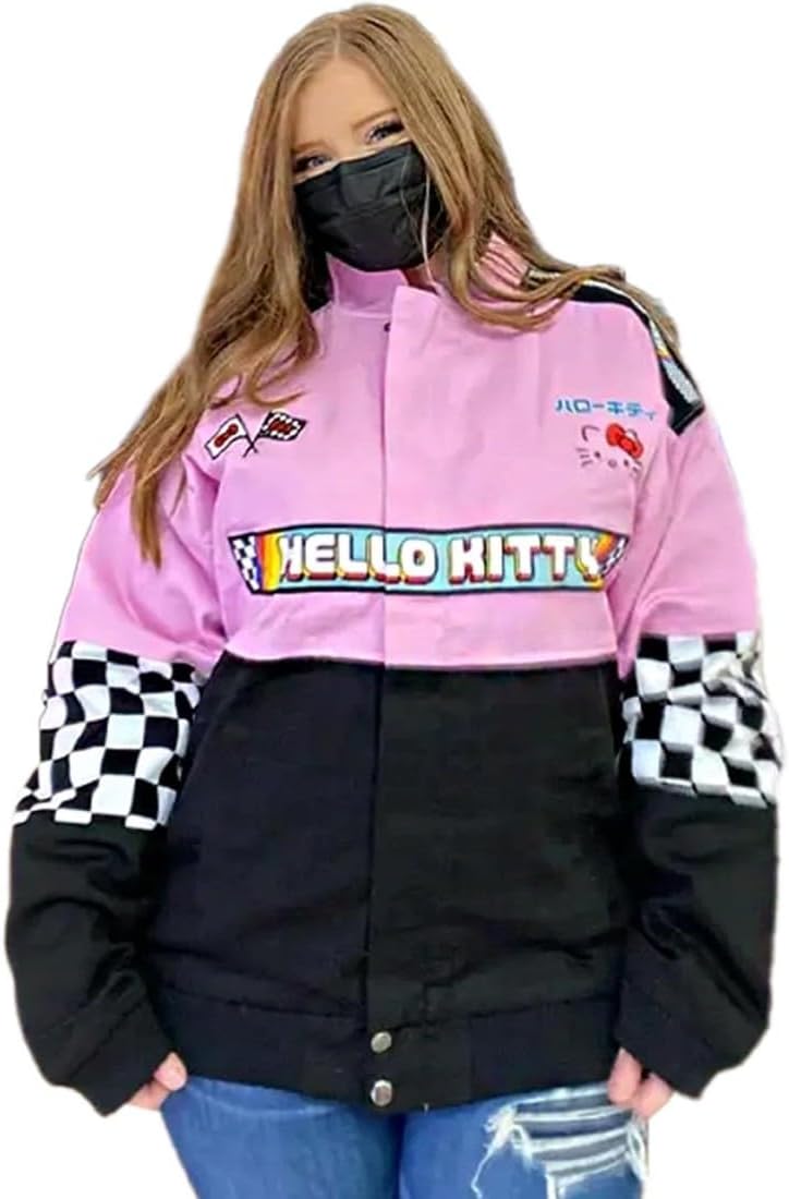 Hello Kity Racing Jacket Kitty Costume for Girls