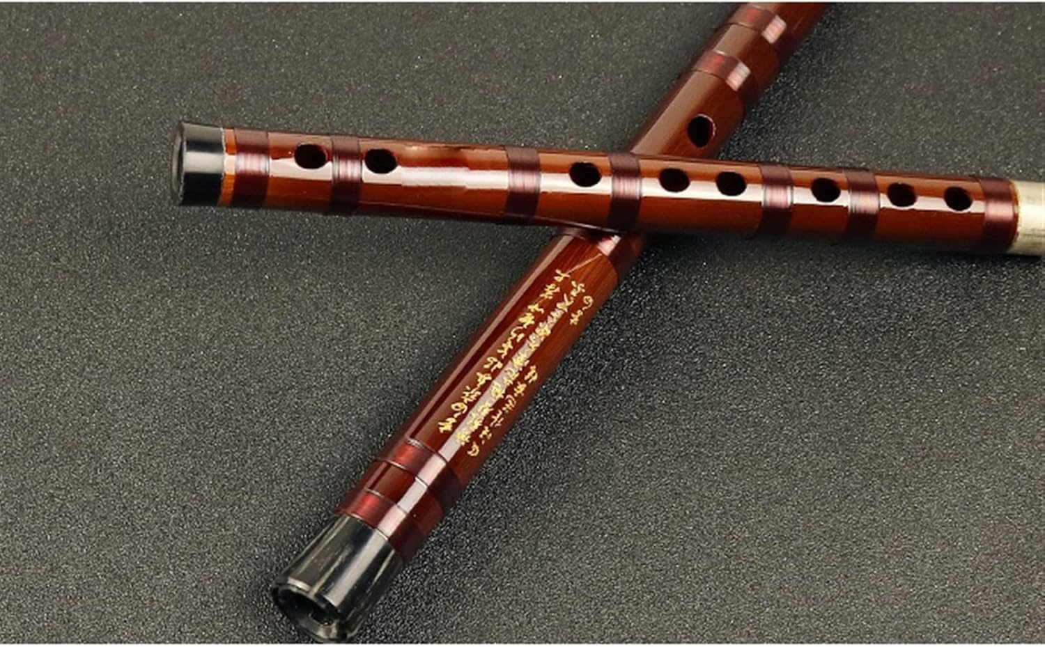 Chinese Bamboo Flute Professional 2-Section Bamboo Flute Playing Type Woodwind Horizontal Flute Beginner Bitter Bamboo Flute (Color : C)