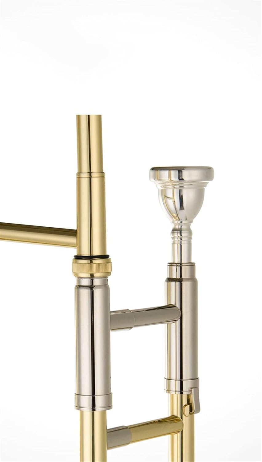 Student Trombone Alto B Flat Trombone Wind Instrument Lacquered Gold Nickel Plated Trombone Kit