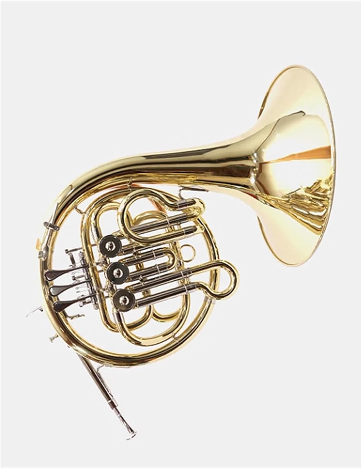 4 Key French Horn French Horn In B Flat Single Row Suitable For Playing And Practicing Brass Instruments