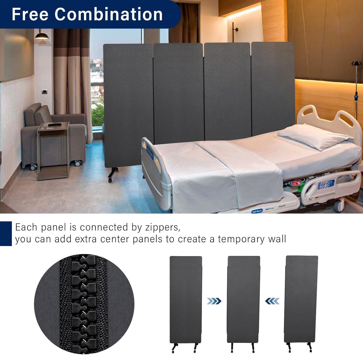 3 Panel Acoustic Offices Partition, 72