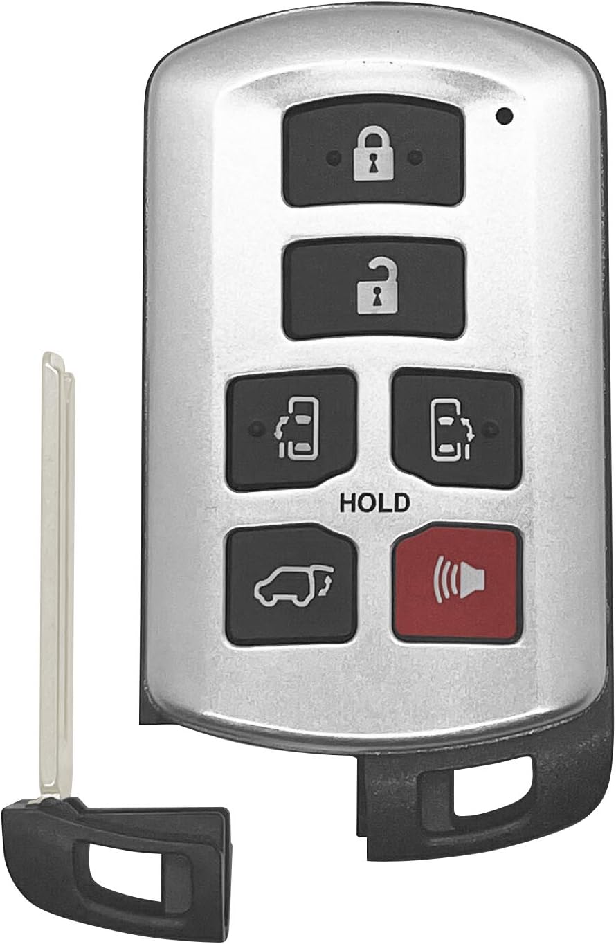 Car Key Fob Replacement for 2011 2012 2013 2014 2015 2016 2017 2018 2019 Toyota Sienna Keyless Smart Remote FCCID:HYQ14ADR;by Auto Key Max (1)