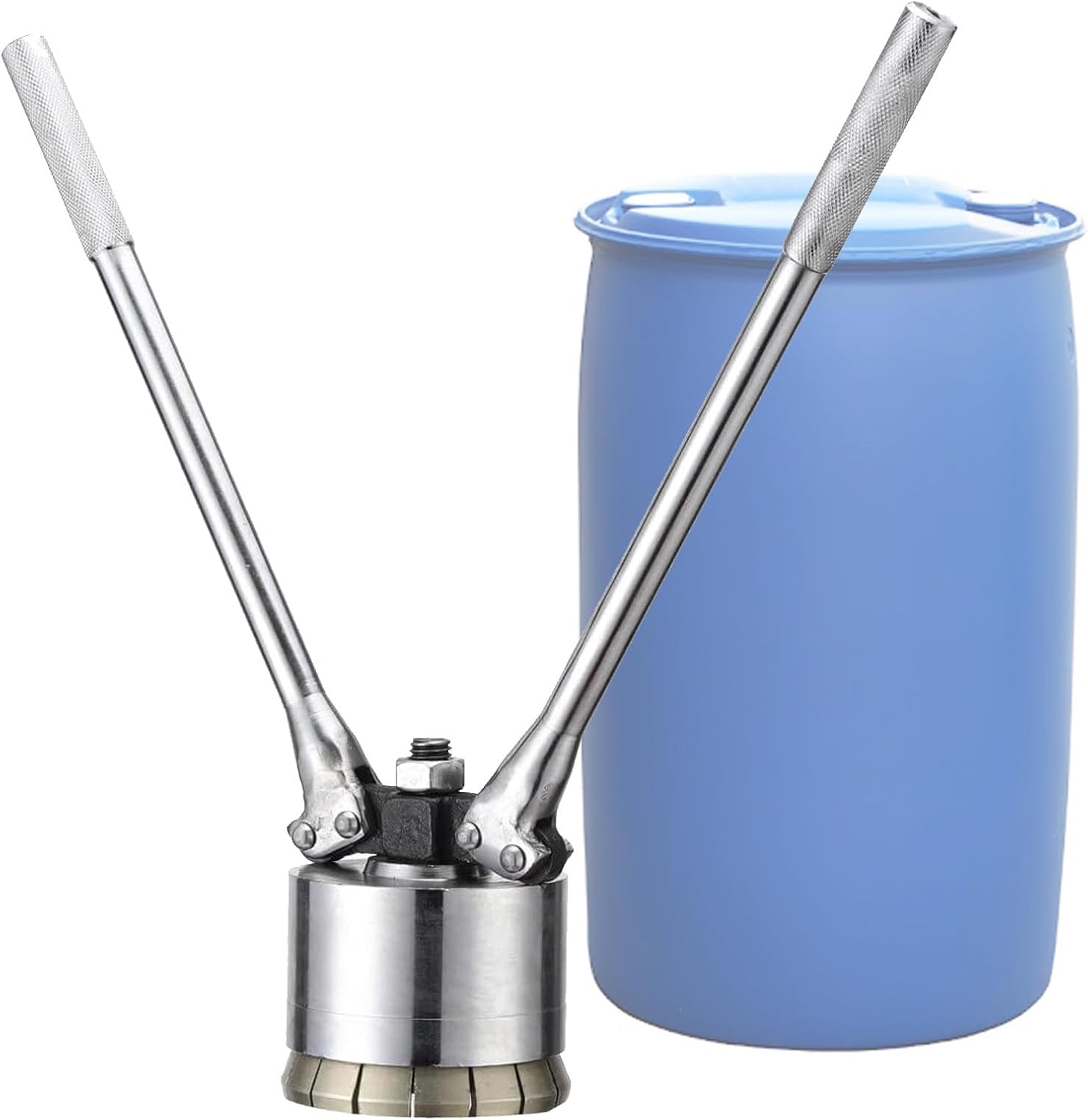 Cap Seal Iron Cover Crimping Tool, for Iron Barrel, Oil Drum Cap Sealing Tool, Barrel Crimper Sealer, Manual Capping Machine,35mm+70mm