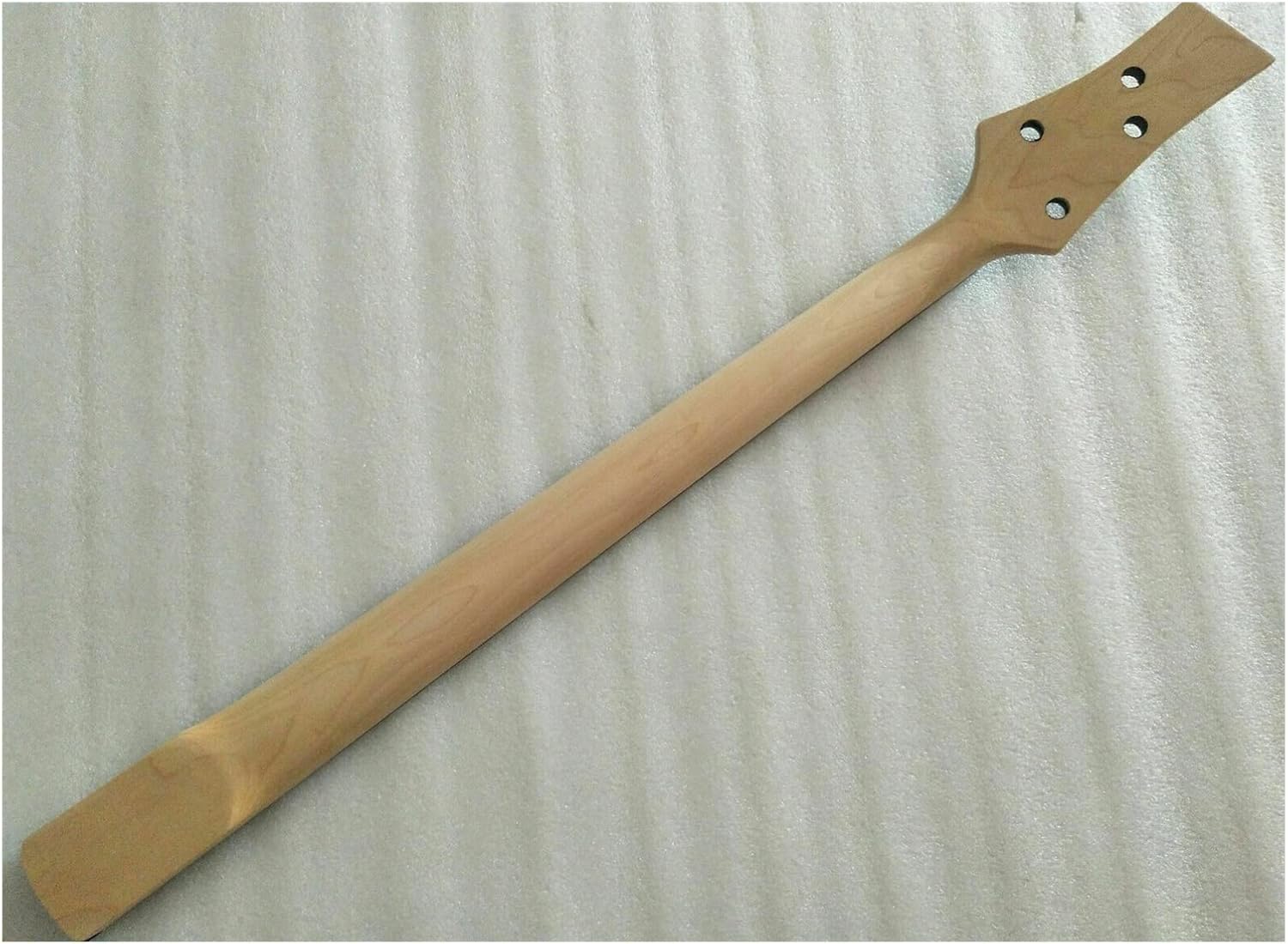 4 String Maple 24 Frets Bass Guitar Neck Replacement Rosewood Fingerboard 34 Inch Electric Guitar Neck