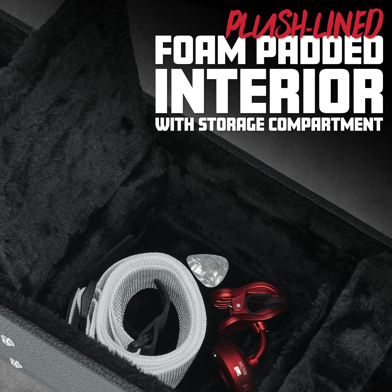 Gator Cases Deluxe Wood Case for Dreadnought Acoustic Guitars, (GW-DREAD)