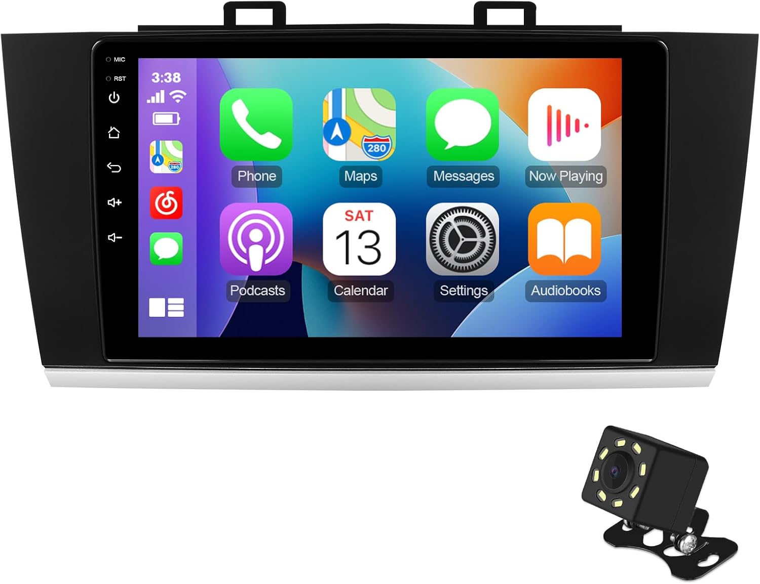 9 Inch IPS Touchscreen Android 13 Car Stereo for Subaru Outback Legacy 2015-2018 with Wireless CarPlay & Android Auto 2+32GB Car Radio, Support WiFi 6, Bluetooth 5.4, FM, Backup Camera, SWC