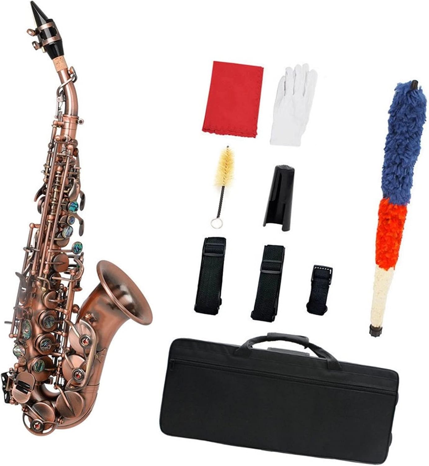 Saxophone Bb Tone Professional Woodwind Instrument B Flat Sax with Box Musical Instrument Accessories