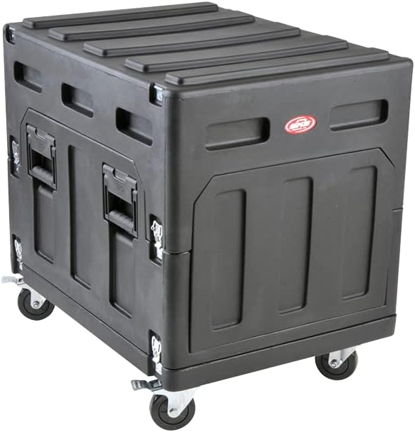 SKB Mighty Gig Rig with 14U top 6U Front Rack, Built-in Pedestal, Optional Rear Rack Rails