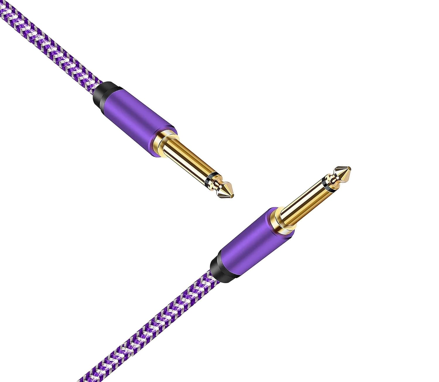 Guitar Audio Cable Cable 6.35mm to 6.35mm Instrument Cable 1/4 Inch Guitar Instrument Cable Premium 6.5mm Stereo Mono 1/4