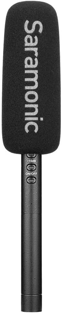 Saramonic Pro Supercardioid Shotgun Mic w/ +48v & AA Power, Shock Mount, Windscreen & XLR (SOUNDBIRDV1)