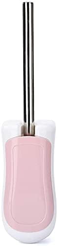 Toilet Brushes Toilet Brush and Holder Wall Mounted Toilet Brush and Holder Bathroom WC Full Closed Long Handle Toilet Bowl Brush Set Scrubber Plastic Toilet Brush Holder Toilet Brush with
