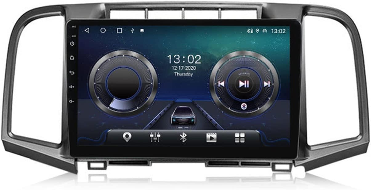 Android Car Stereo with Bluetooth GPS 9 Inch Double Din Car Radio IPS Touchscreen Multimedia MP5 Player for Toyota Venza 2008-2016 Support Steering Wheel Control Carplay