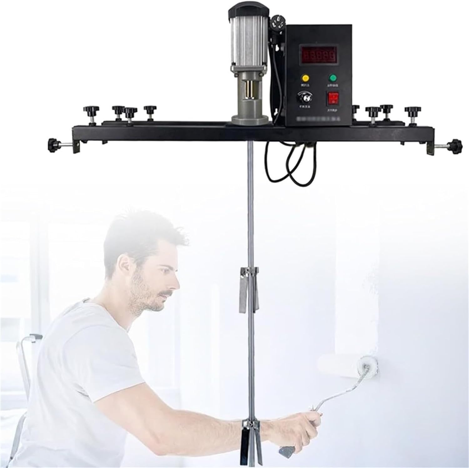 Pneumatic Automatic Paint Mixer, Automatic Pneumatic Mixer Agitator Paint Mixing Machine Coatings/Glues Mixer Machine-Stirring