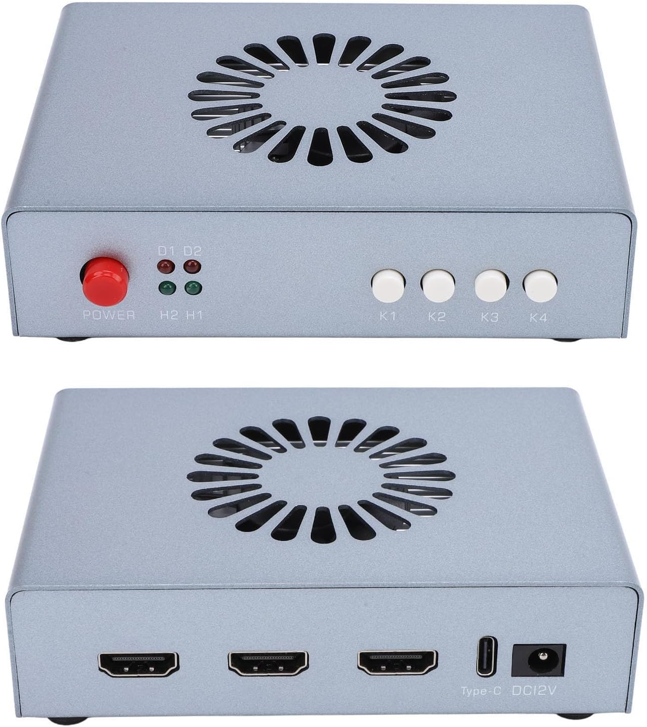 HD Multimedia Interface Overlayer Synthesizer, DMA Fuser Combiner Display Overlay 2K 144Hz Adapter, 2K 144Hz DMA Hardware Adaptive Combiner Display Fuser, Dual Signal Input (US