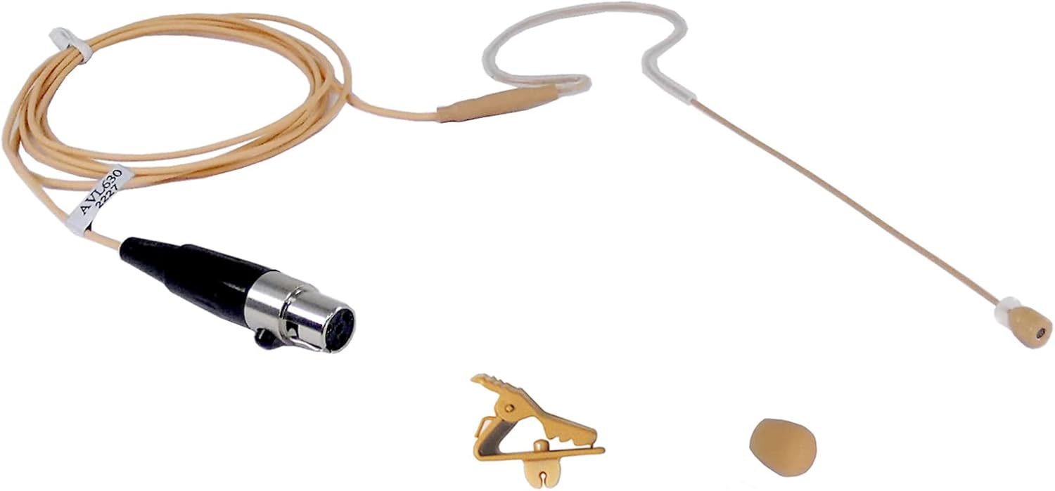 Av-jefes Avl-630-sh4 Earhook Headset Mic for Shure Wireless Microphone System