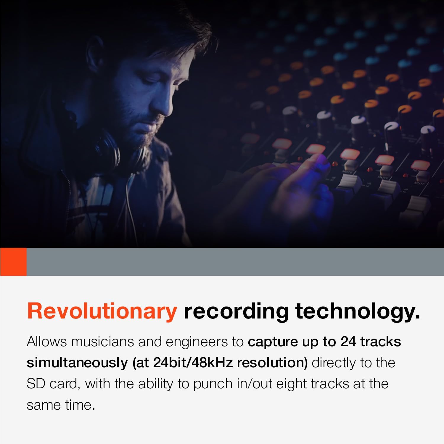 Tascam Model 24 24-track Multi-Track, Live Mixer and Recording Studio, Analog Mixer, Digital Recorder, USB Audio Interface