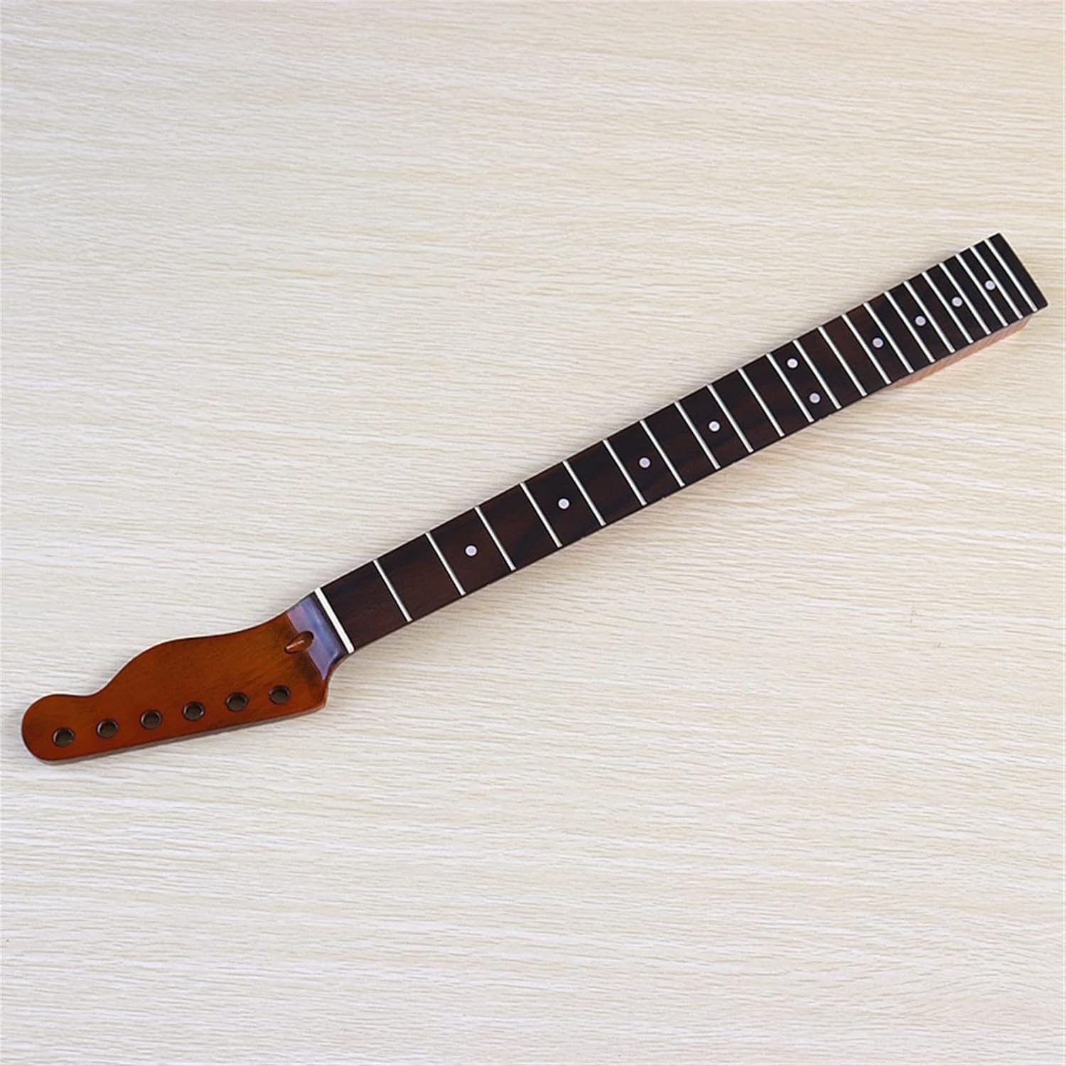 Brown Electric Guitar Neck Maple for TL Neck Rosewood Fretboard 22 Frets Neck Electric Guitar Neck