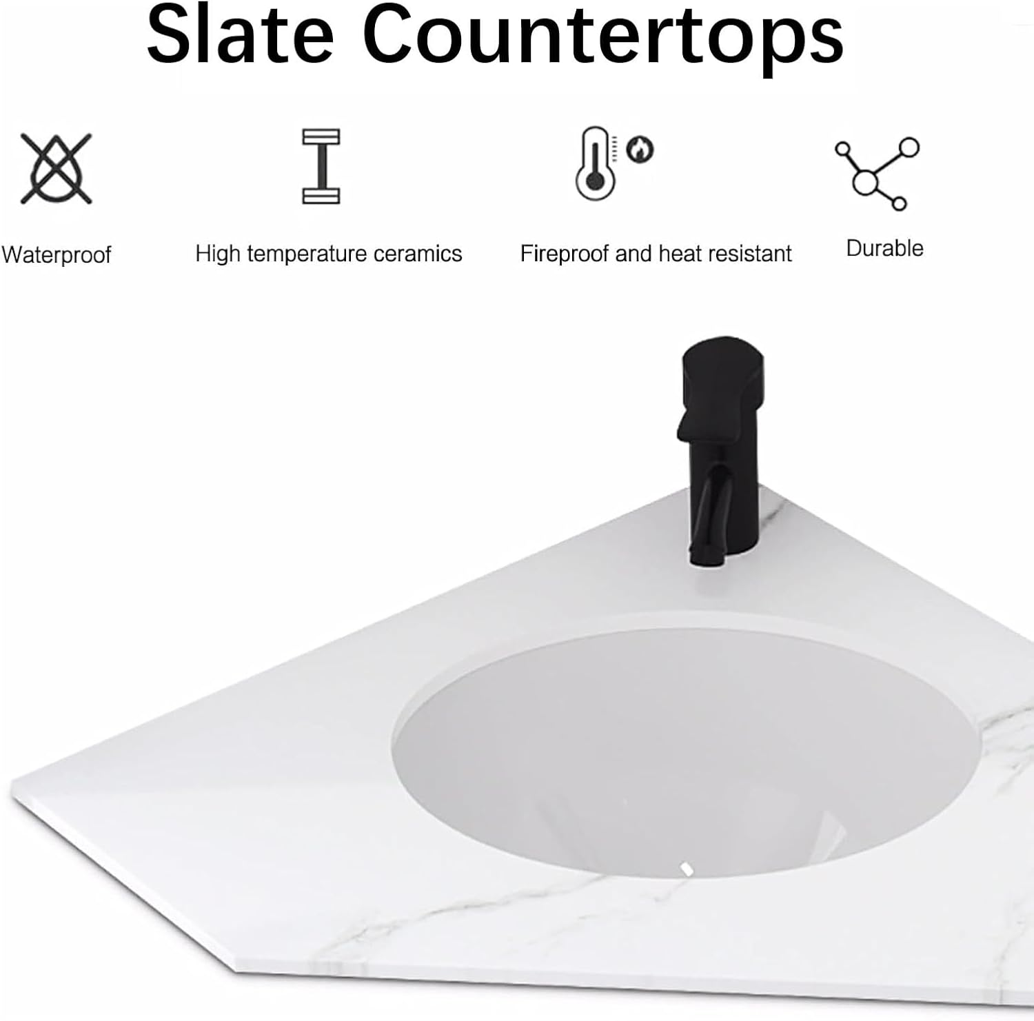 Corner Wall Mount Bathroom Sink,Corner Bathroom Vanity, Ceramic Bathroom Sinks, Balcony Sink With Storage Container Utility Sinks For A Laundry Room(White)