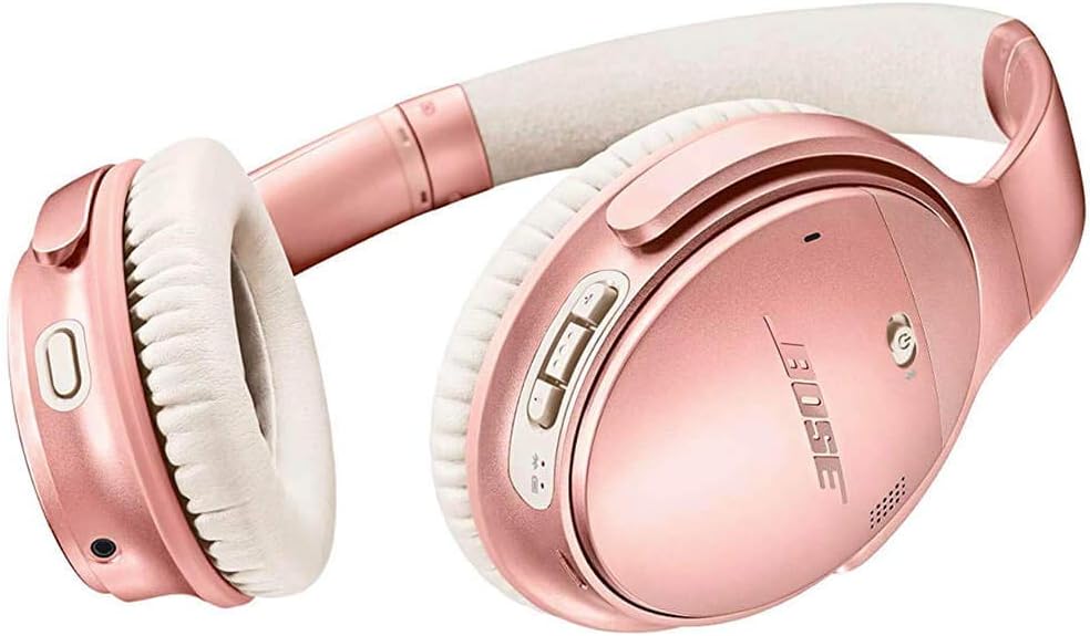 Bose QuietComfort 35 II Wireless Bluetooth Headphones, Noise-Cancelling, with Alexa Voice Control - Rose Gold