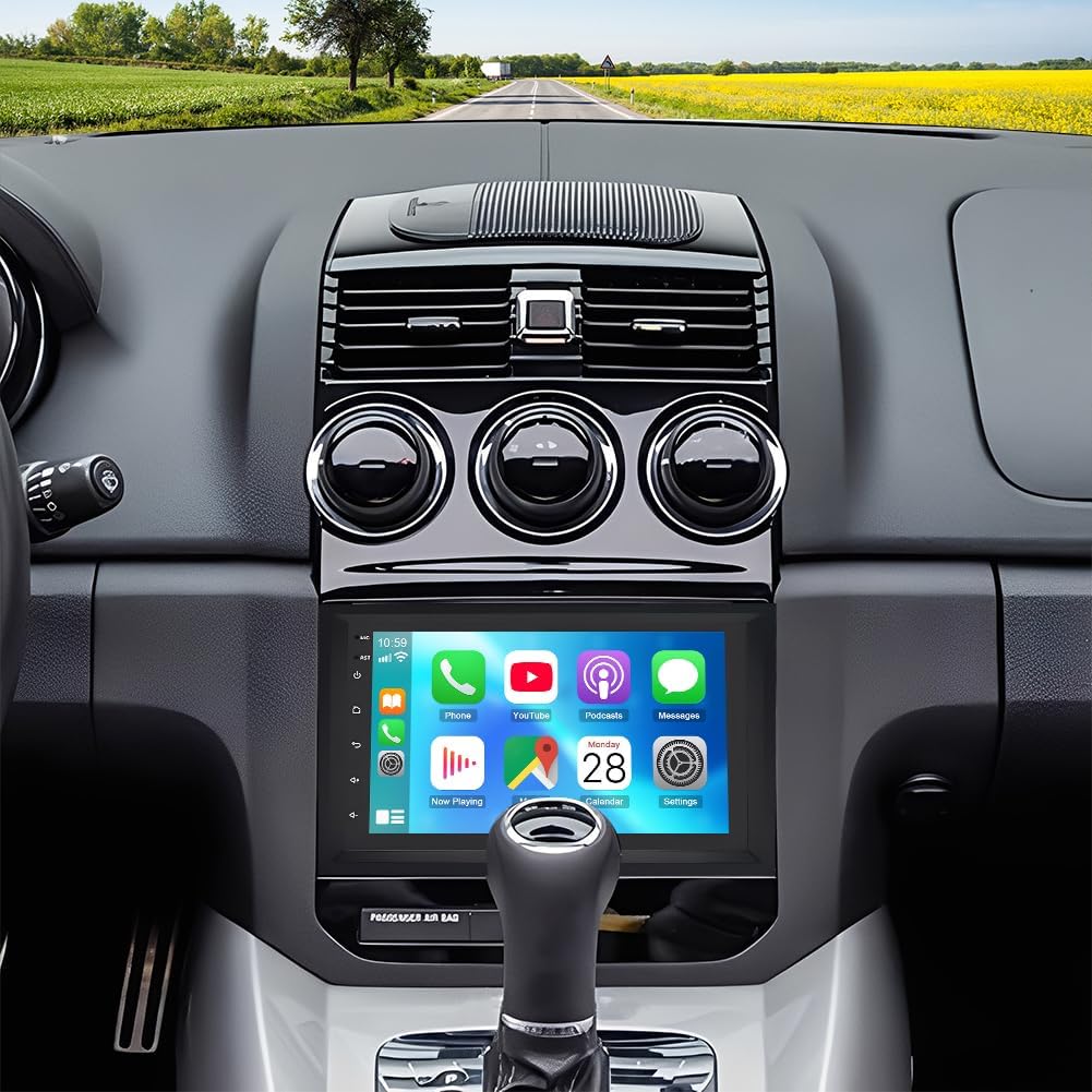 Android 15 Car Radio Stereo for Saturn Sky 2007 2008 2009 w/Wireless Carplay Android Auto,2+64G 7