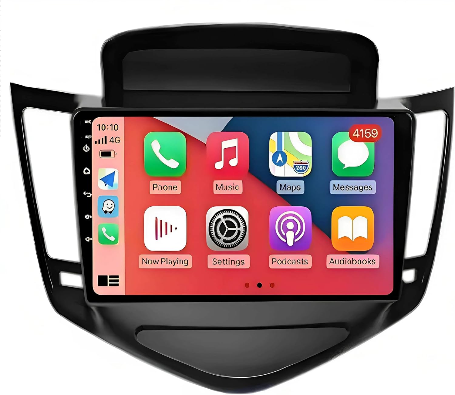 Rolax 9 inch Android Carplay Compatible for Chevrolet Cruze 2009-2014 Tesla Vetical Car Radio Multimedia Stereo GPS Navigation DSP 4G LTE QLED Bluetooth WiFi Wireless Backup Camera SWC