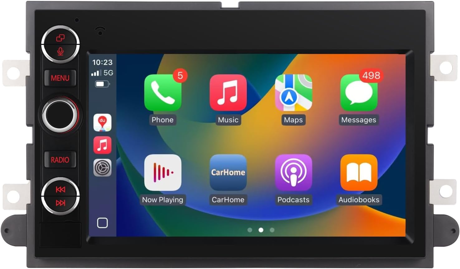 Car Stereo for Ford F150 F250 F350 2004-2014, 7 Inch Touch Screen Car Radio Wireless Carplay/Android Auto HiFi Sound with Bluetooth/RDS/AM/FM Radio for Fusion Edge Explorer Taurus Freestar