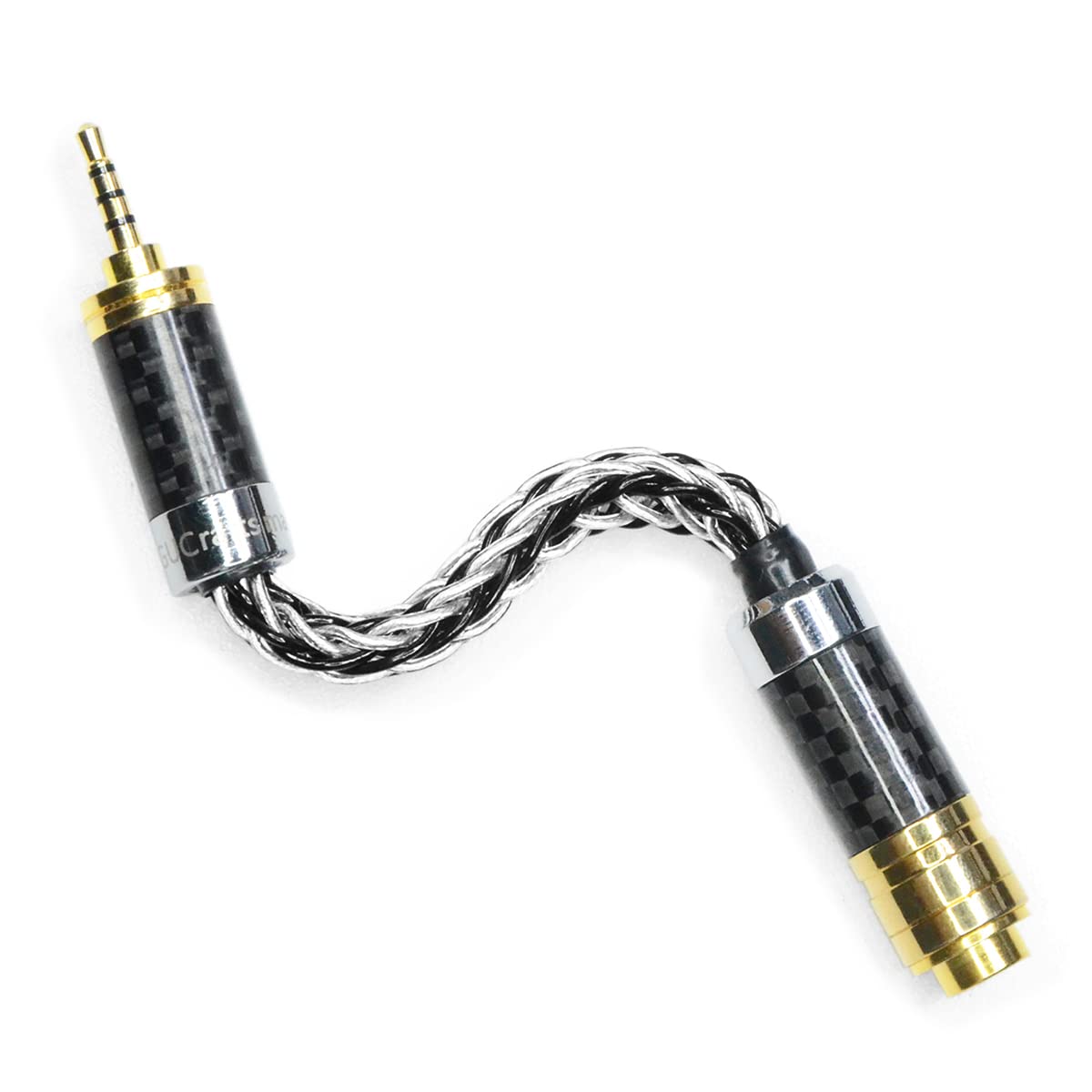 2.5mm Balanced Male to 4.4mm Balanced Female Headphone Adapter Cable 7N Single Crystal Copper/Silver Headphone Jack Convert Cable