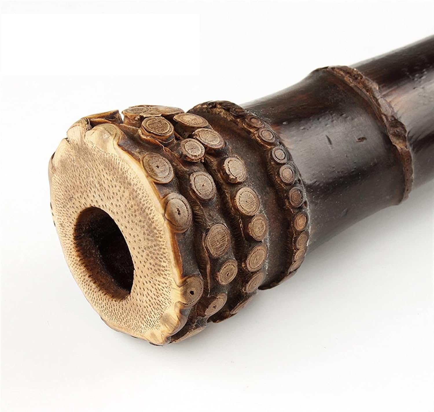 TSTS Chinese Bamboo Flute Chinese Opening Hole Bamboo Flute Traditional Woodwind Musical Instrument Vertical Bamboo Flute Xiao G/F Key (Color : F)