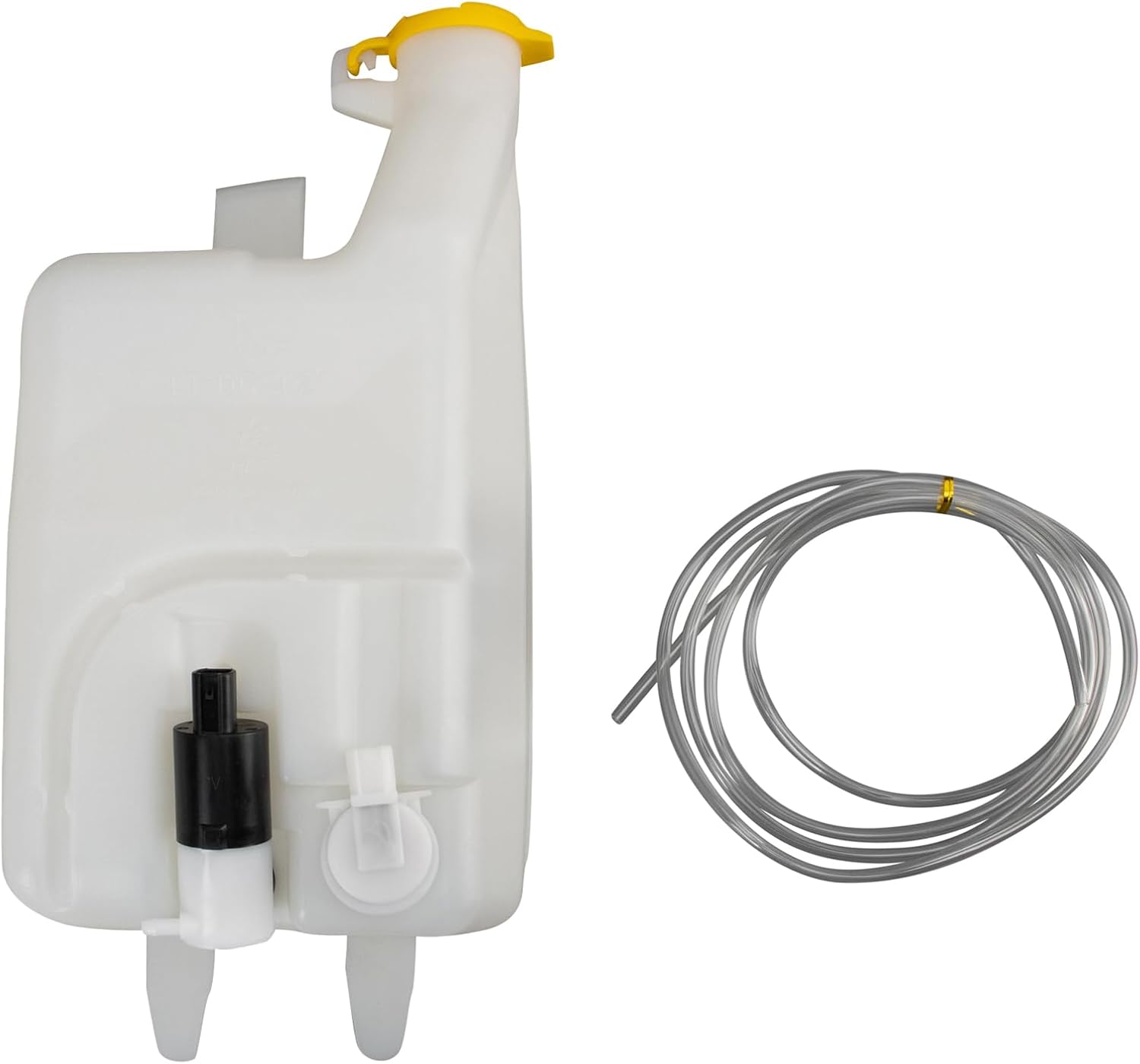 TRQ Windshield Washer Reservoir Compatible with 2002-2004 Dodge Ram 1500 Ram 2500 Ram 3500 CH1288180