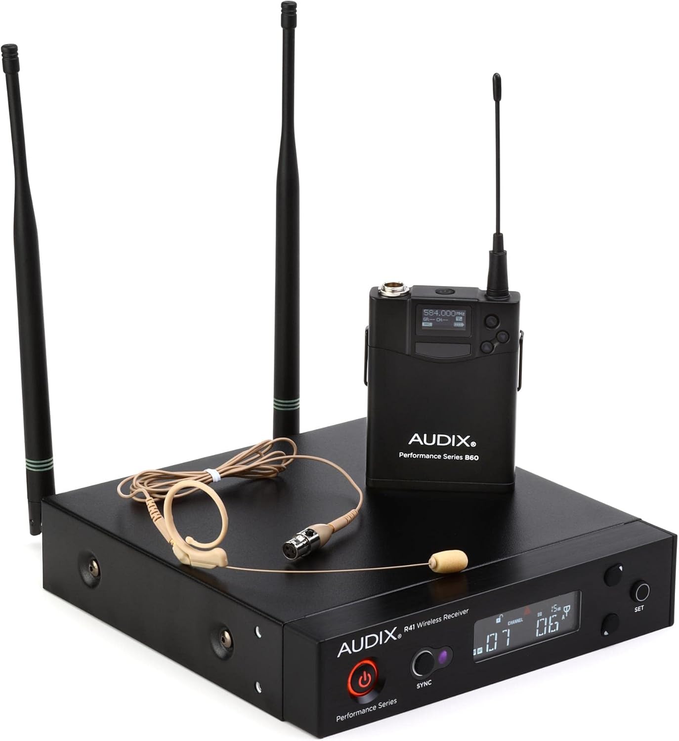 AUDIX AP41 HT7 Wireless Headset Microphone System for Presenters, Speakers, and Vocalists
