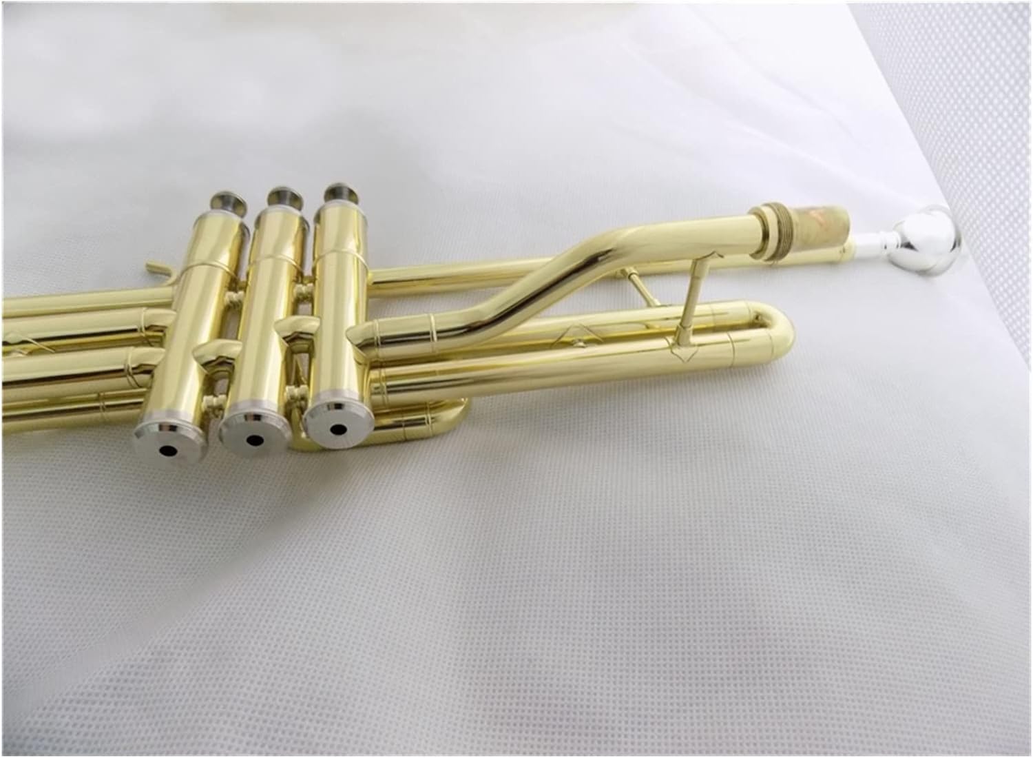 TSTS Bb Piston Trombone Musical Instruments B Flat Trombones Brass with Case Mouthpiece Beginner Trombone