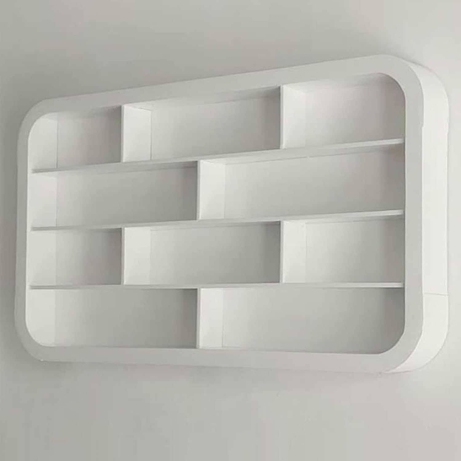 Light Luxury Four-Tier Nail Polish Display Rack, Wall-Mounted Perfume Organizer, Space-Saving Storage, Durable Nail Polish Display Rack for Salon Beauty,1.0m/39.4in