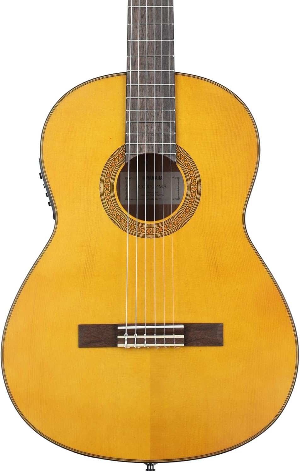 Yamaha 6 String Acoustic-Electric Guitar, Right, Natural (CGX122MS)