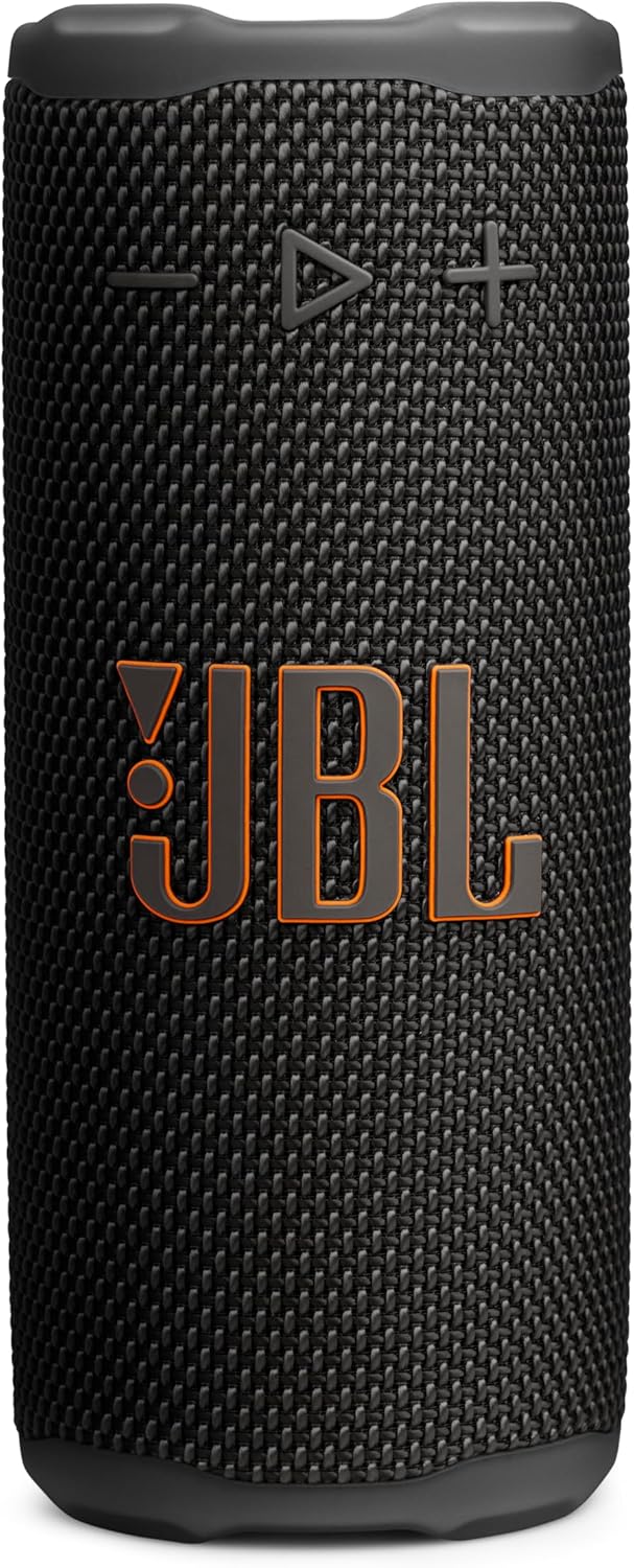 JBL Grip - Compact Bluetooth Speaker with Bold JBL Pro Sound and Ambient Light, up to 14 Hours of Playtime, Water, Dust and Drop-Proof (IP68), & Multi-Speaker Connection with Auracast™ (Black)