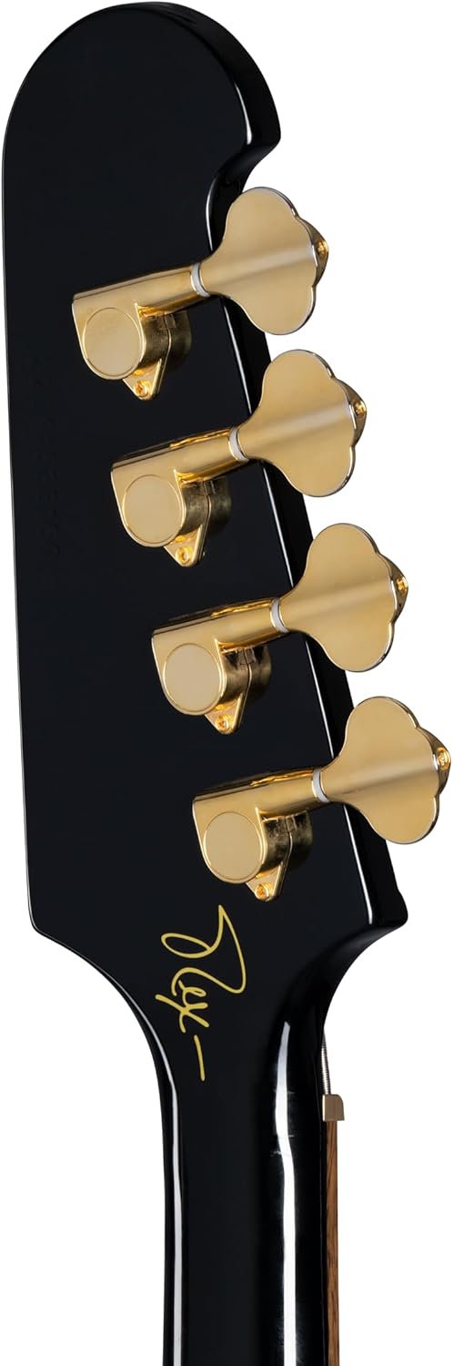 Epiphone Inspired by Gibson Rex Brown Thunderbird Bass, Ebony with Case