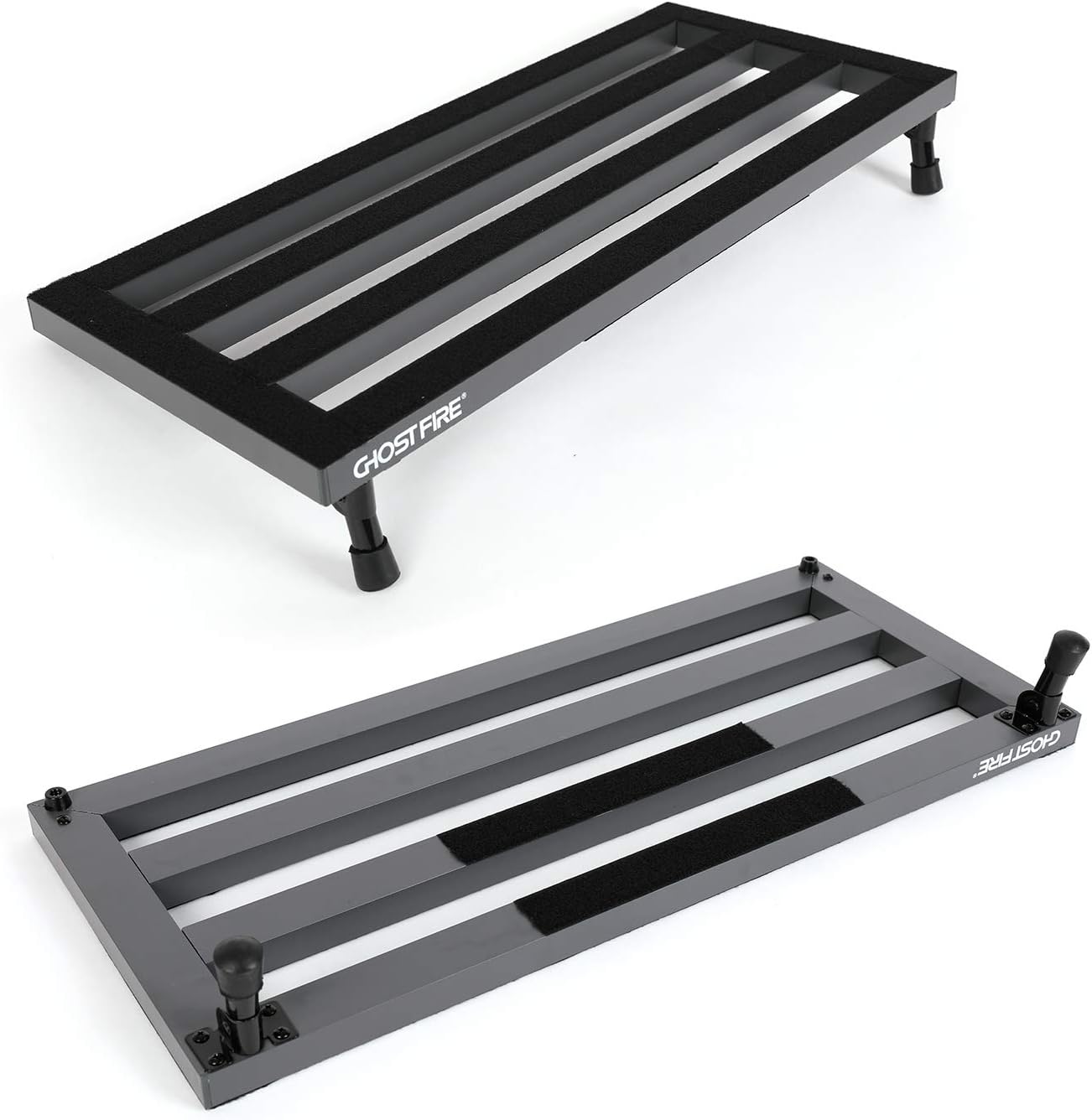 Ghost Fire Large Guitar Pedal Board Aluminum Alloy 3.6ib Super light Effect Pedalboard 27.5''x11.8'' with Carry Bag SPL-07