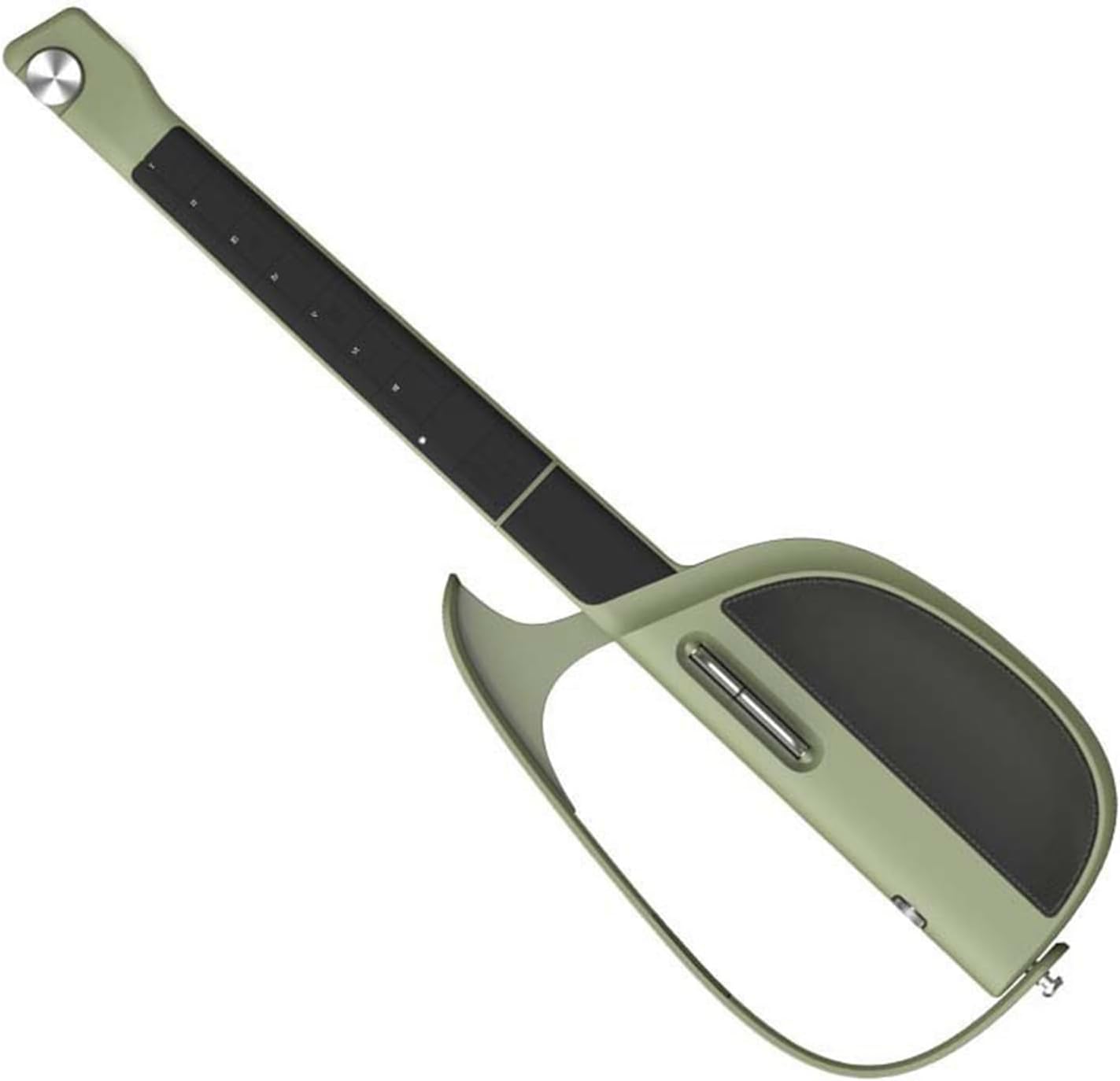 Zunate Smart Stringless Electric Guitar - Avid Fans of Music, Automatic Playing Chord Accompaniment (One Man, One Band), E Guitar with Earphone Jack, Easy for Beginners (Green)