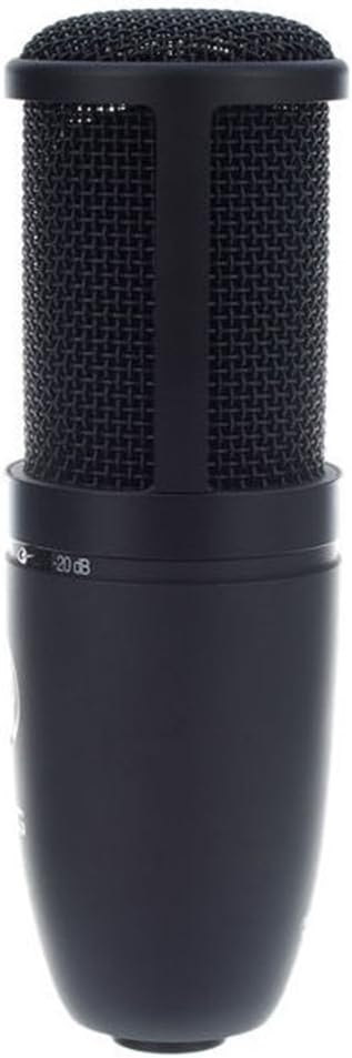 AKG Pro Audio P120 Professional 2/3-inch Diaphragm, True Condenser Studio Microphone, All Metal Design, Silver.