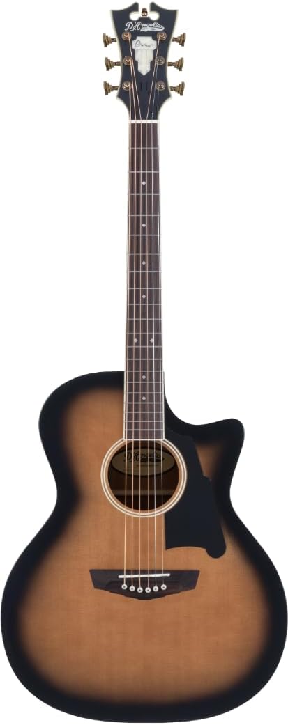 D'Angelico Premier Gramercy Acoustic-electric Guitar - Aged Burst