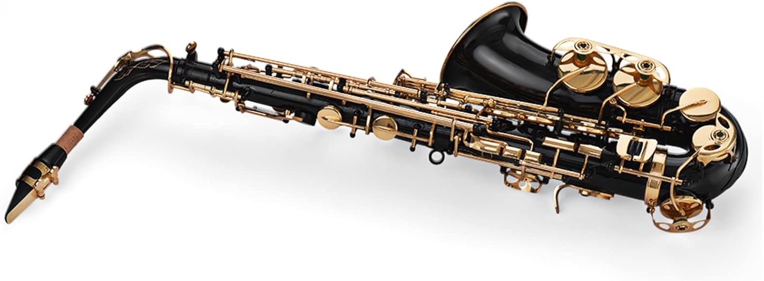 EB Alto Saxophone Brass Lacquered Gold 82Z Key Type Woodwind Instrument