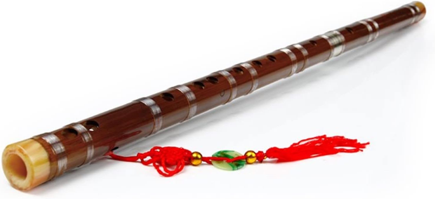 Chinese Bamboo Flute Professional Woodwind Instruments Natural Color Flutes (Color : D)