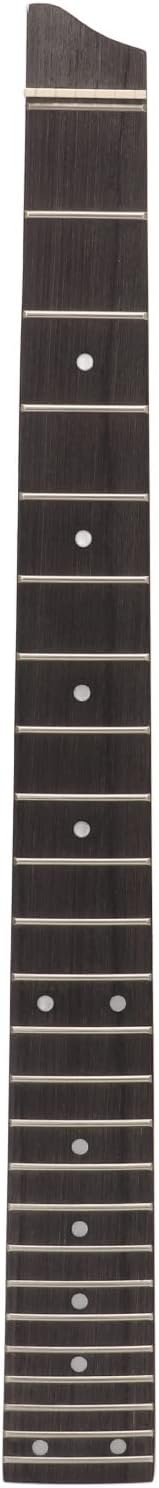 Guitar Neck, Headless Electric Guitar Neck Matte 25 Fret Guitar Stem Rosewood Fingerboard Maple Neck