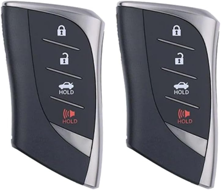 Replcament Smart Key Fob Compatible with Lexus ES300h ES350 ES350h Hybrid only 2019-2020 FCC HYQ14FBF Part Number 8990H-50020 8990H50020 8990H-33020 Pack of 2
