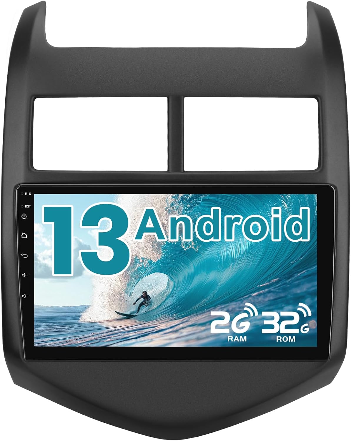 Android 13 Car Stereo for Chevy Aveo Sonic 2011-2015, 9 inch Touch Screen Car Radio with Wireless CarPlay Android Auto Audio Support BT WiFi GPS Hi-Fi FM RDS SWC [2GB+32GB]