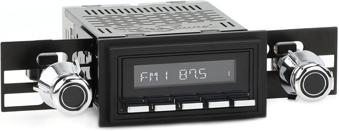 RetroRadio Compatible with 1968-79 Ford F-Series Truck with AM Factory Radio Features Include Bluetooth, USB, AM/FM HBC-M2-226-55P-75PF7