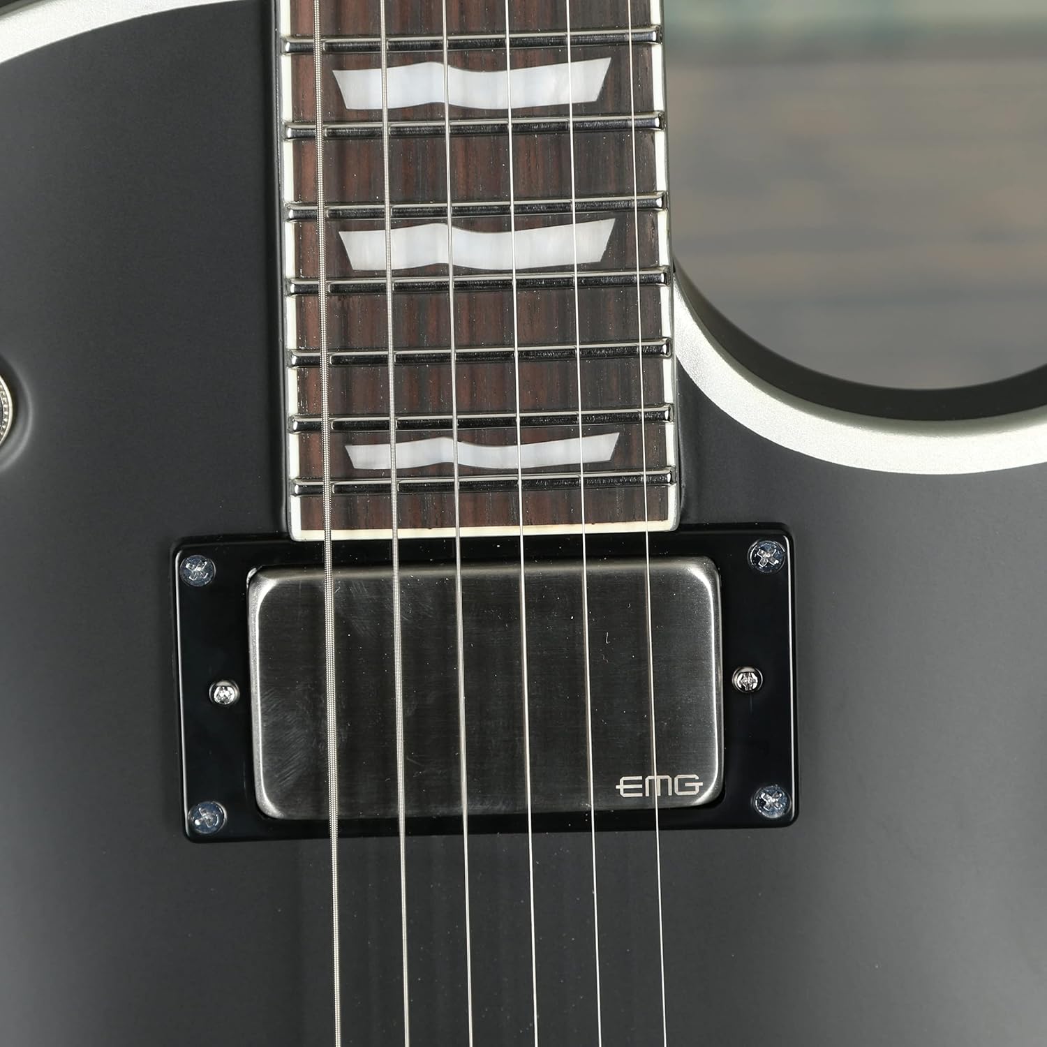 ESP LTD EC-1000 Evertune BB Electric Guitar - Black Satin